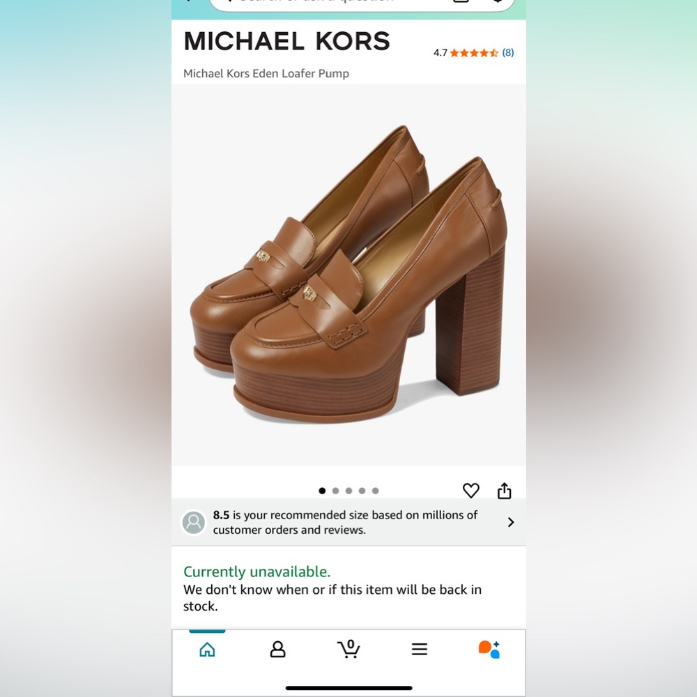 Michael Kors Brown Platform Heels

Size 6 
Worn One Time